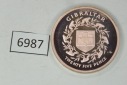 6987  Gibraltar  1977  Silberjubiläum QE II  SILBER