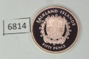 6814 Falkland 1977  Silberjubiläum QE II  SILBER