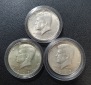 USA 3 x Half Dollar Kennedy 1964 & 1967 mit Silber