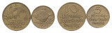 Danzig; 2 Kleinmünzen 1932
