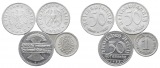 Deutsches Reich; 4 Kleinmünzen 1917- 1940