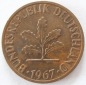 BRD 2 Pfennig 1967 G ss-vz