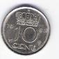 Niederlande 10 Cent 1980 N Schön Nr.66