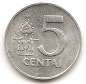 Litauen 5 Centai 1991 #285