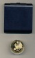       BRD.Medaille Fu�ball Europa � Meisterschaft 1988  PP. vergoldet in Schattull