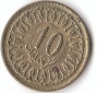 10 Millimes Tunesien 1960 (D159)b.