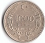 1000 Lira Türkei 1990 (A434)