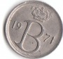 25 Centimes 1971 Belgique (A065)