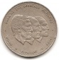 Dominikanische Rapublik 1/2 Peso 1986  #309