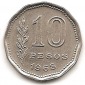 Argentinien 10 Pesos 1968 #310