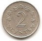 Malta 2 Cent 1977 #362