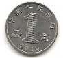 China 1 Yuan 2010 #433