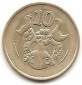 Zypern 10 Cent 1993 #437