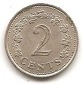 Malta 2 Cent 1972 #453