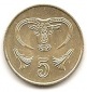 Zypern 5 Cents 1993 #462