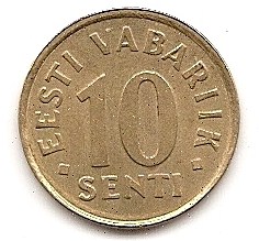  Estland 10 Senti 1998 #464   