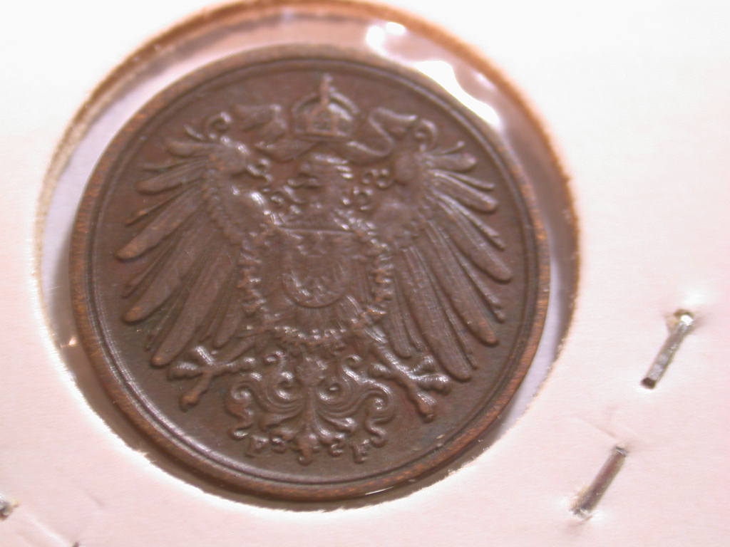  12060 KR  1 Pfennig 1910 F in Kupfer in vz-st/f.st  anschauen   
