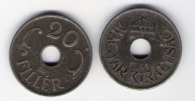  Ungarn 20 Filler 1941 St Schön Nr.33   