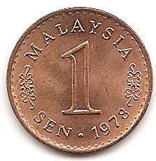  Malaysia 1 Sen 1978 #479   