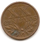  Portugal 20 Centavos 1964 #497   