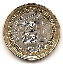  Venezuela 1 Bolivar 2007 #499   