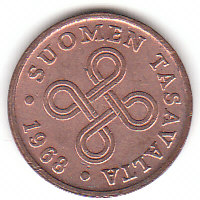 Finnland (D060) 1 Penni 1968 siehe scan