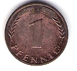Deutschland  1 Pfennig 1967 J 