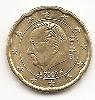  Belgien 20 Cent 2009 #291   