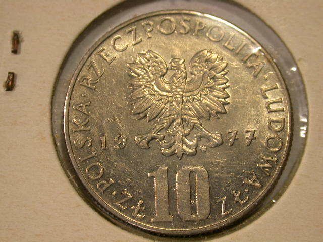 12004 10 Zloty Polen von 1977  besser anschauen   