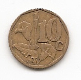  Süd-Afrika 10 Cents 1996 #510   