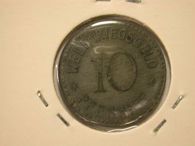  11014.1 Notgeld/Kriegsgeld   Thale Harz  10 Pfennig 1918   