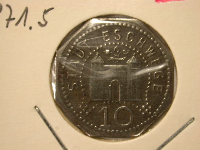  11014 Notgeld/Kriegsgeld  Eschwege  10 Pfennig o.J. selten, geringe Auflage   