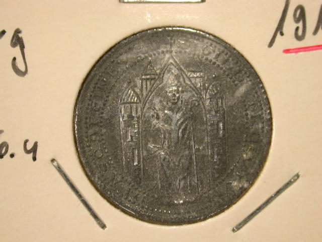 11014 2 Notgeld/Kriegsgeld Aschaffenburg 10 Pfennig 1917