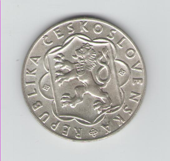 25 Kronen Tschechoslowakei 1954 (Silber)   