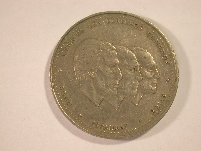  12018  Dominikanische Republik  Medio Peso von 1986   