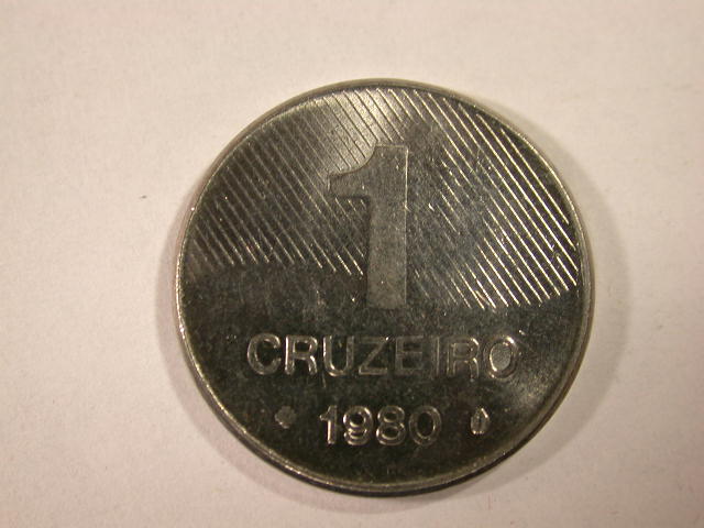  12018  Brasilien  1 Cruzeiro von 1980 in ST   