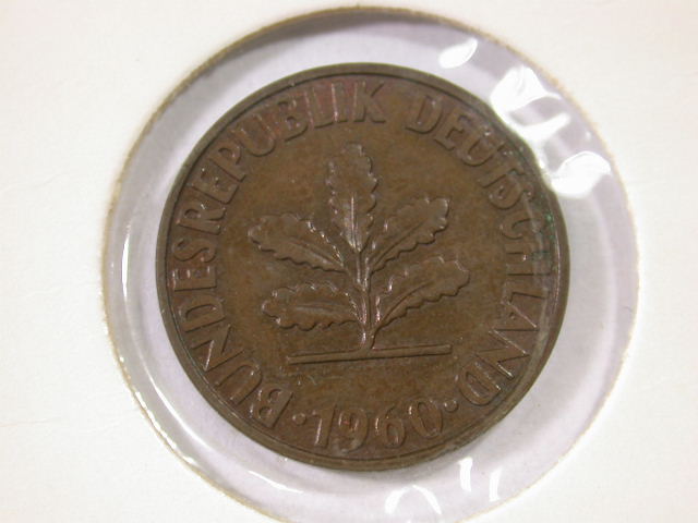  12021  2 Pfennig 1960 J  in f.st/st   