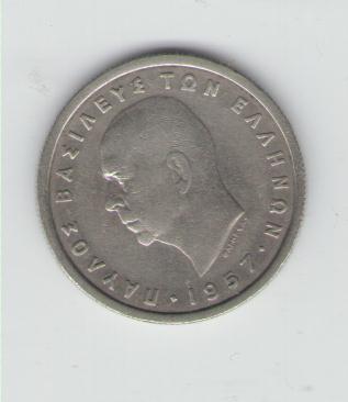  1 Drachma Griechenland 1957   