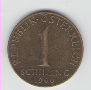  1 Schilling Österreich 1960   