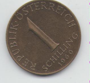  1 Schilling Österreich 1960   