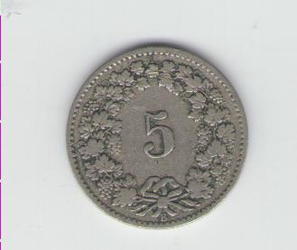  5 Rappen Schweiz 1879   