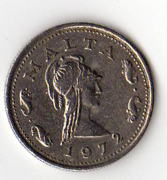 Malta  2 Cents 1972 