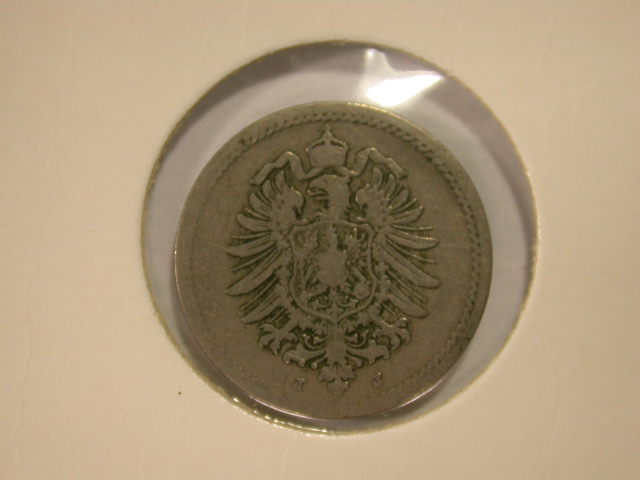  12026   5 Pfennig  1875 J in f.ss   