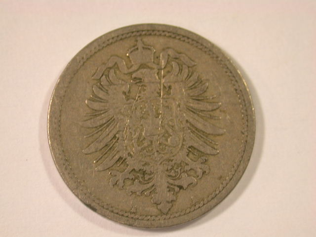  12032  10 Pfennig  1889 A  in s-ss Originalbilder   