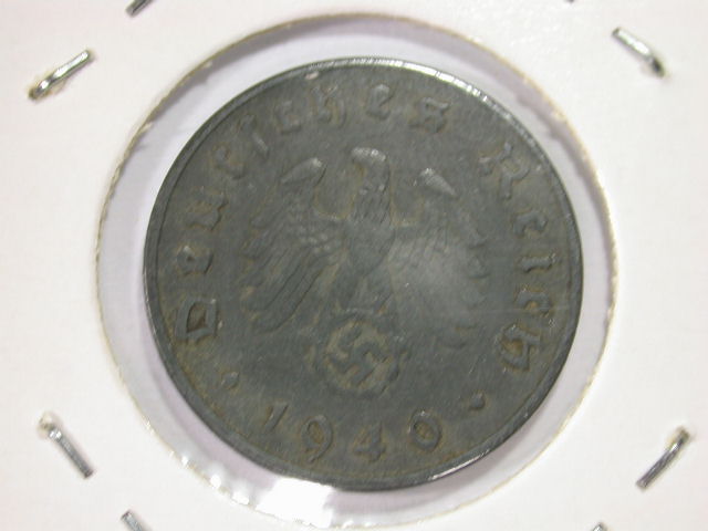  12029  3.Reich  10 Pfennig  1940 D  in ss/ss+   
