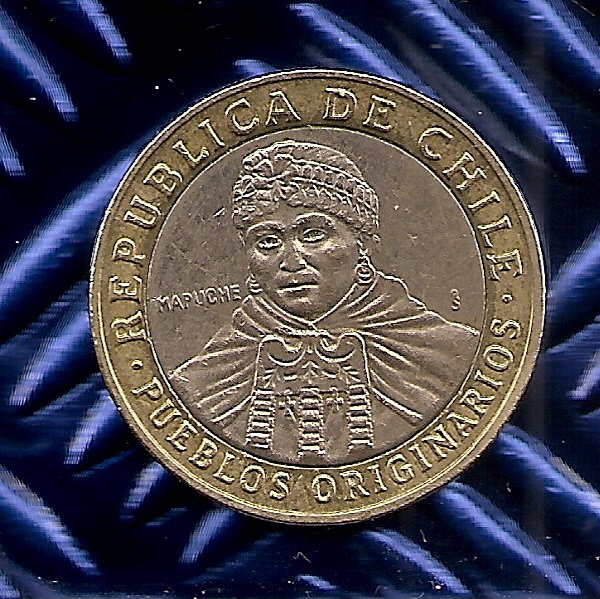 Chile-100 Pesos-2009-Bimetall-SS!!!!!!!!!