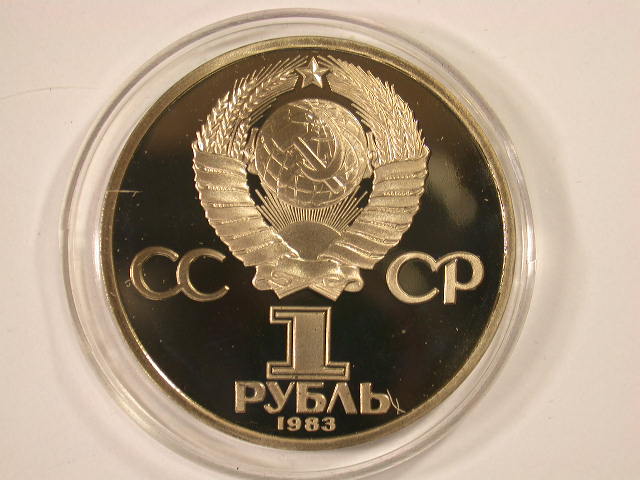  12030  CCCP/Russland  1 Rubel von 1983 Fedorov in Orginal PP fein RR   