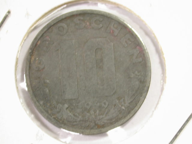  12031  Österreich  10 Groschen  1949  in  ss-vz   