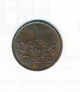 Danzig Kupfer � M&uuml;nze 1 Pfennig 1937 vorz&uuml;glich sehr sch&ouml;n