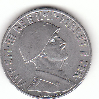  1 Lek Albanien 1939  Ferritisch - magnetisch   (F620)   